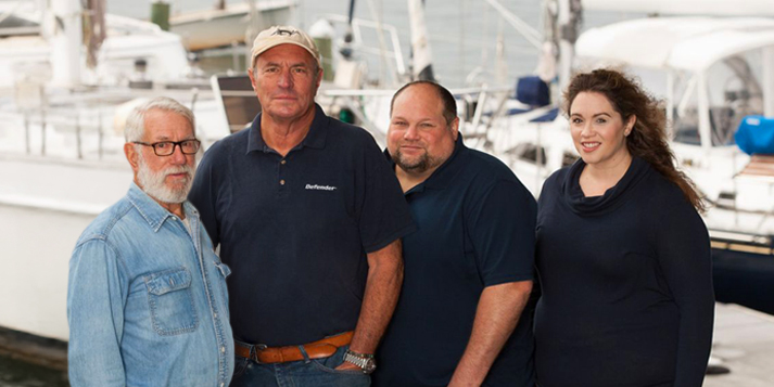 Our team of outfitting specialists working together