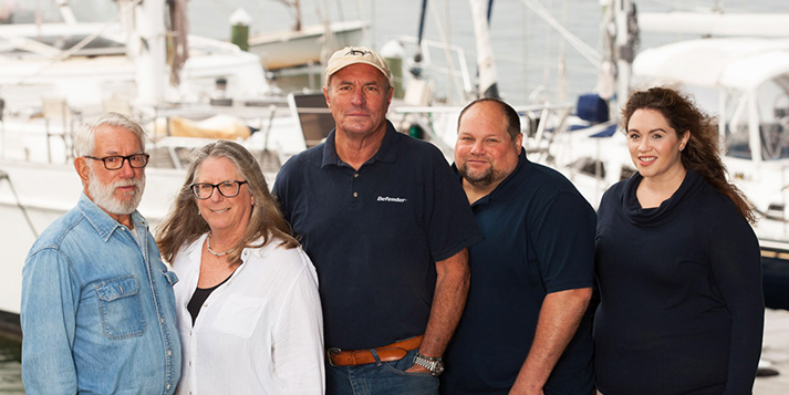 Our team of outfitting specialists working together