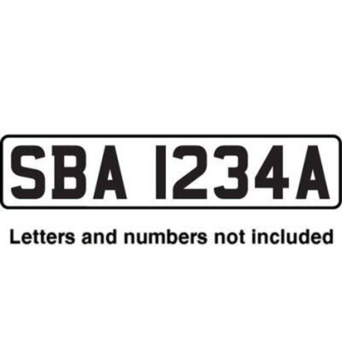 Bernard Vinyl Letters & Numbers