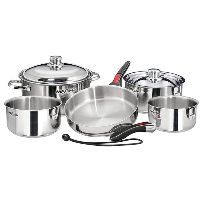 MAGMA Nesting 10-Piece Induction Compatible Cookware