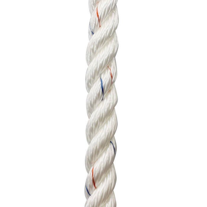 New England Ropes C6054-20-00015 0.62 in. x 15 ft. Premium Nylon 3 Strand  Dock Line - Black 