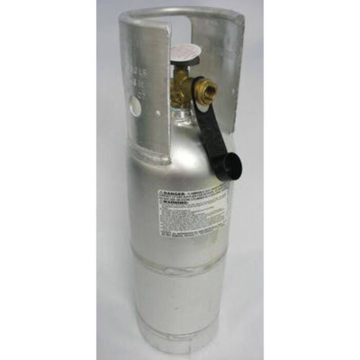 WORTHINGTON Aluminum LPG Cylinder, 6 lb. (1.4 gal) Vertical Orientation