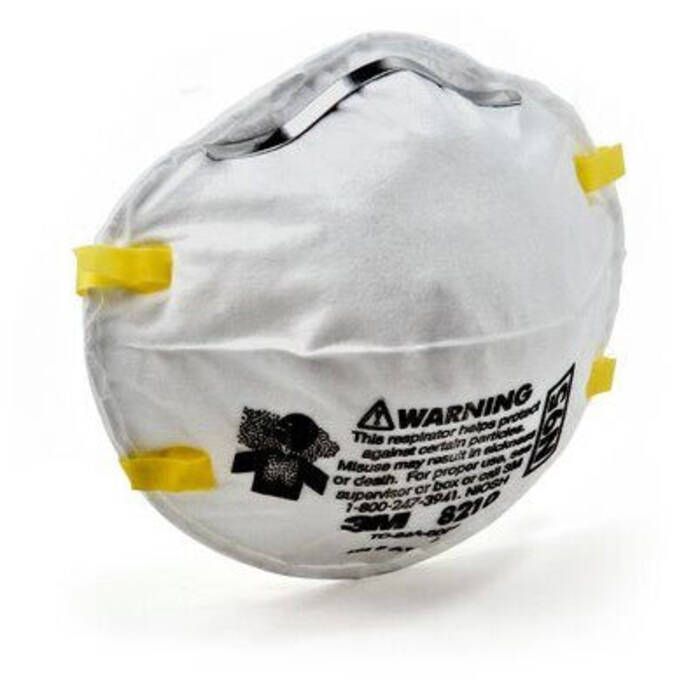 Image of : 3M Marine 8210 Disposable Particulate Respirators (20-Pack) - 051138-46457 