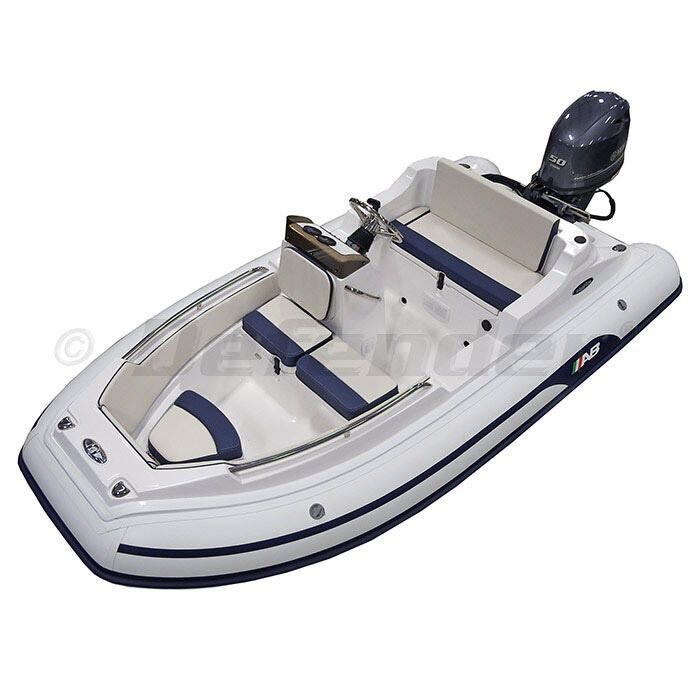 Image of : AB Inflatables Nautilus 12 DLX Rigid Hull Inflatable (RIB) 12' with Yamaha F40 EFI 4-Stroke - 12 DLX / F40 2023 