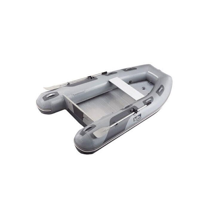 Achilles LSR290E Rollup Aluminum Floor 9' 6" Inflatable Boat Grey