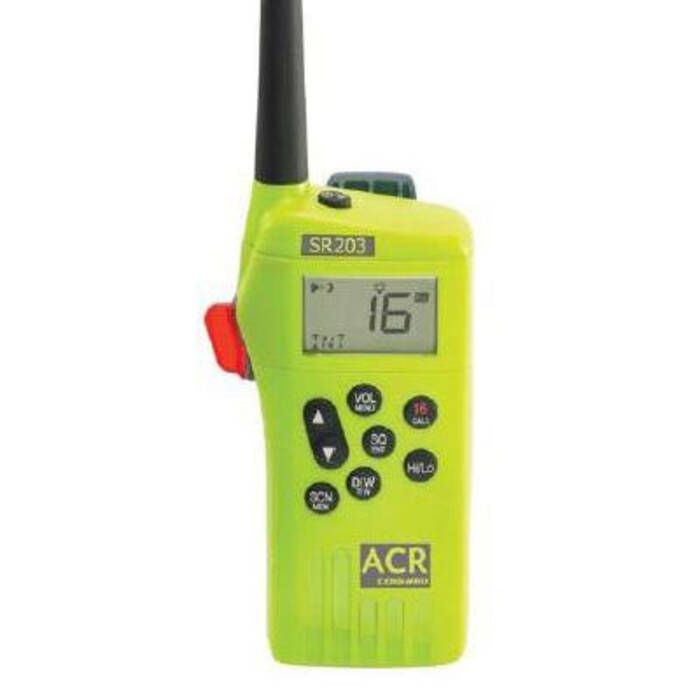 Image of : ACR SR203 VHF GMDSS Survival Radio - Emergency Use Only - 2828 