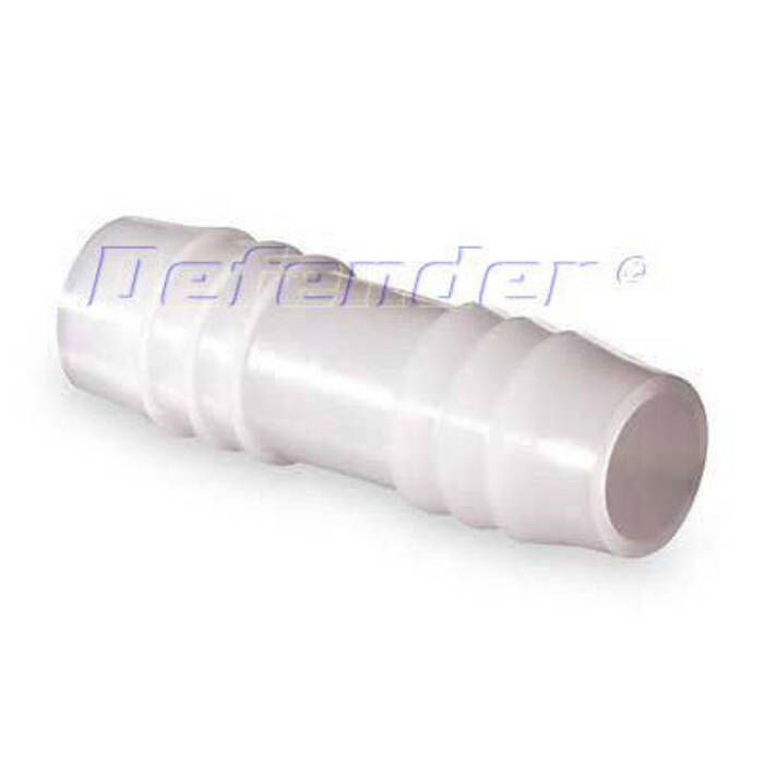 Image of : ACR Fittings White Nylon Hose Connector - Barb to Barb 