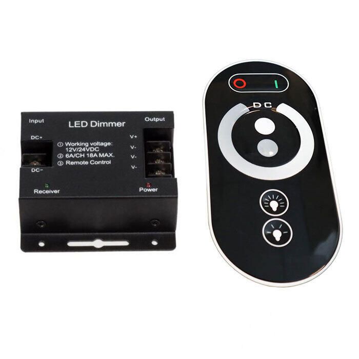 Image of : Advanced LED Touch Series LED Wireless Dimmer with Remote Controller - 133104 