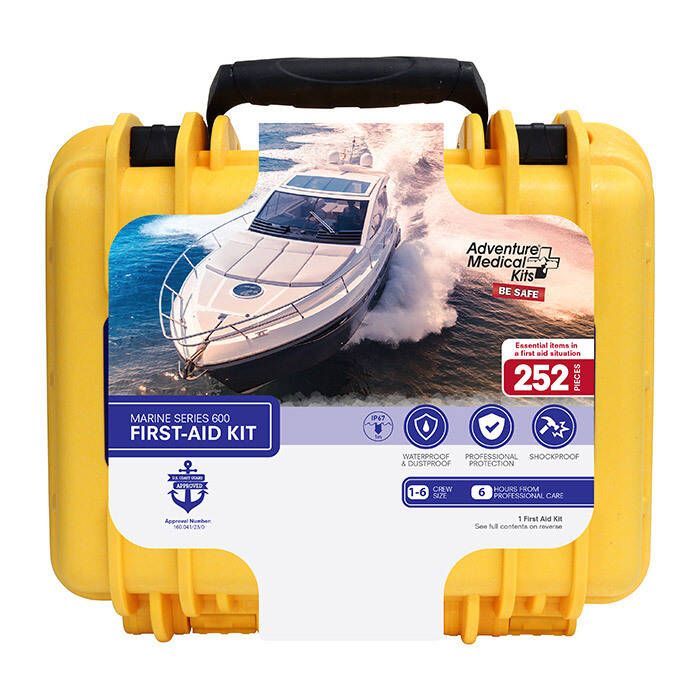 Image of : Adventure Medical Kits Marine Series 600 First-Aid Kit with Waterproof Case - 0115-0601 