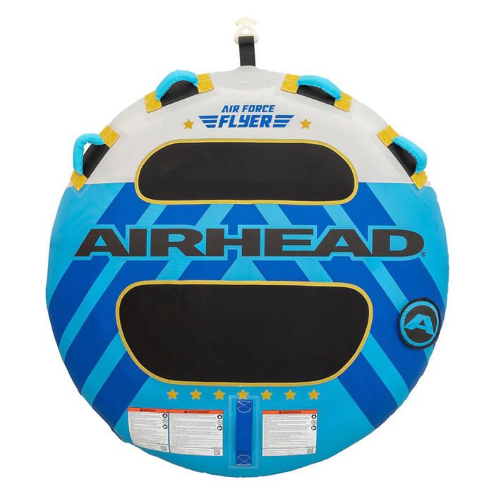 Image of : Airhead Air Force Flyer 1-Person Inflatable Towable Boat Tube - AHFL-1646D