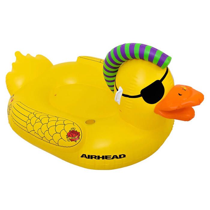 Image of : Airhead Pirate Punk Duck 2-Person Inflatable Float - AHPF-3019 