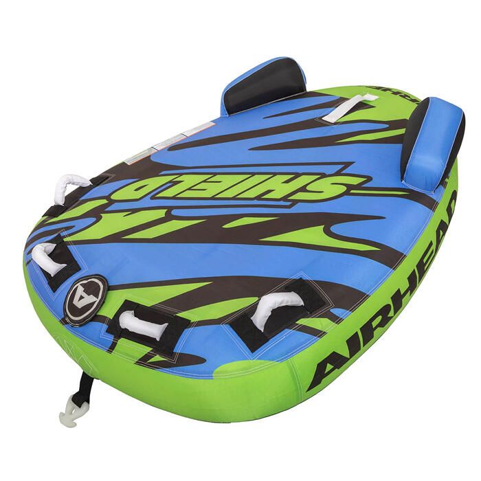 Image of : Airhead Shield 1-Person Inflatable Towable Boat Tube - AHSH-T1 