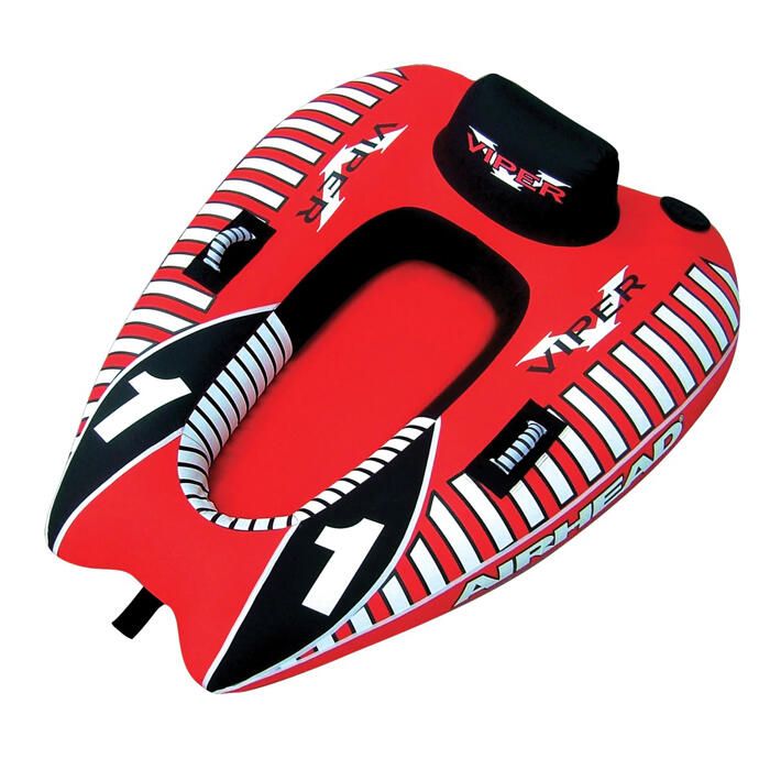 Image of : Airhead Viper 1-Person Inflatable Towable Boat Tube - AHVI-F1 