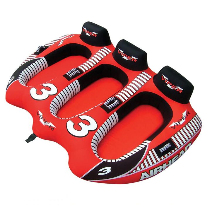 Image of : Airhead Viper 3-Person Inflatable Towable Boat Tube - AHVI-F3 