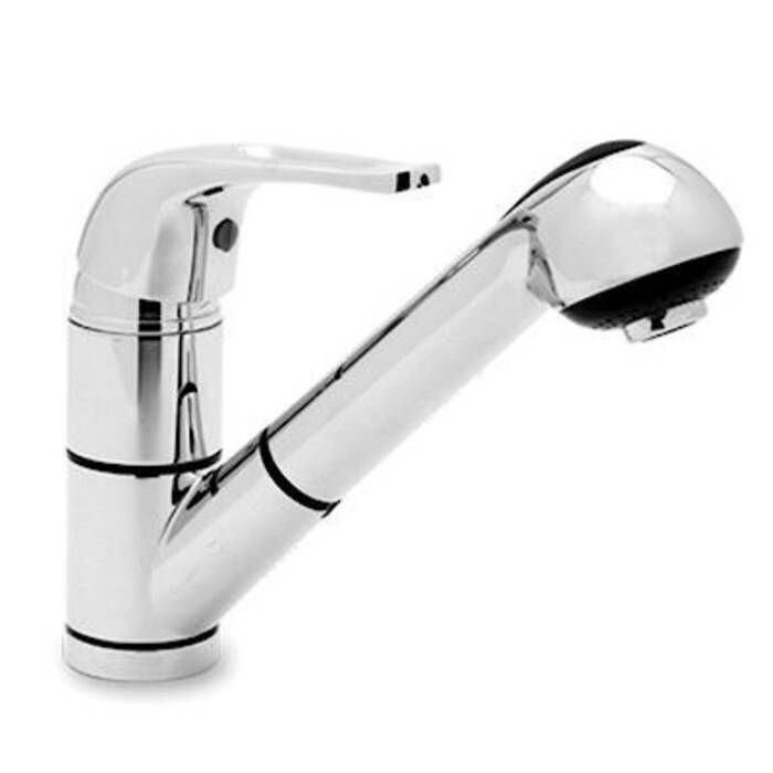 Image of : Ambassador Marine Stasis Small Pull-Out Galley Faucet - 133-0112-CP 