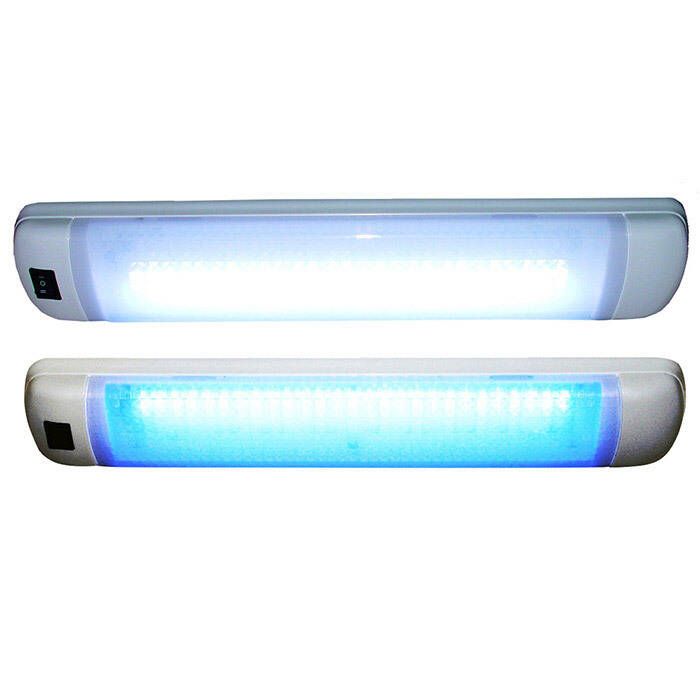 Image of : Aqua Signal Maputo LED Multipurpose Light with Switch - White/Blue - 16533-7 