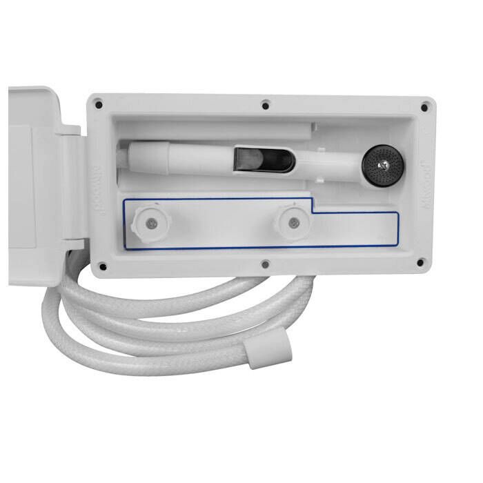 Passabarca Attwood Marine 5110-36-7 In Acciaio Inox Per Specchio Di Poppa, Larghezza 64mm, Diametro Passaggio 27mm