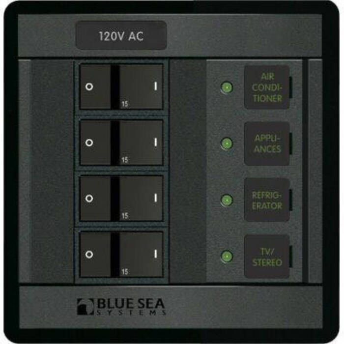 Image of : Blue Sea Systems AC Branch Circuit Breaker Panel - 1210 