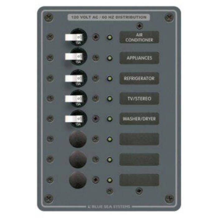Image of : Blue Sea Systems AC Branch Circuit Breaker Panel - 8059 