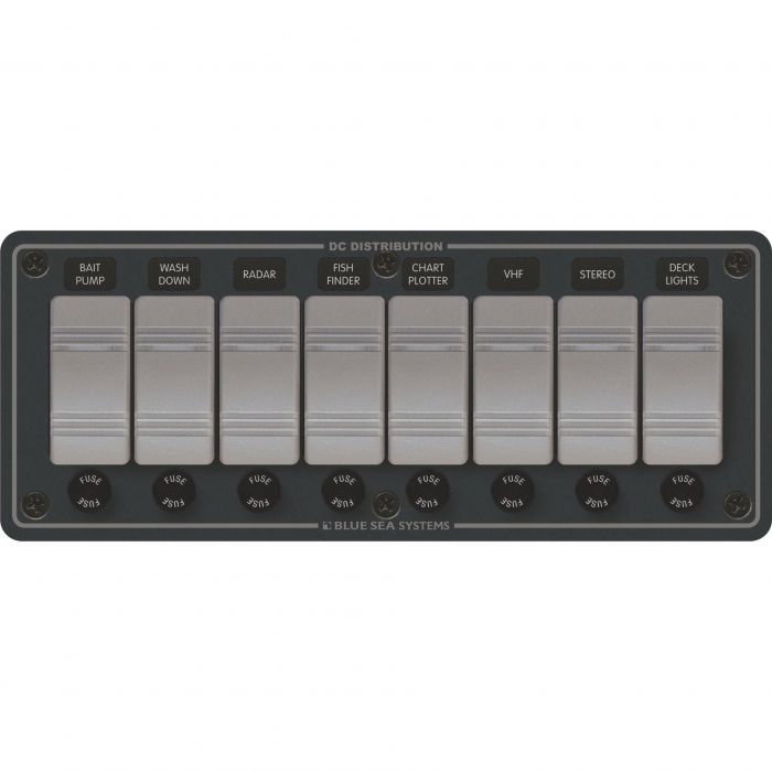 PANNELLO INTERRUTTORE A dondolo barca marina auto DC12 a 24 V 6 marce