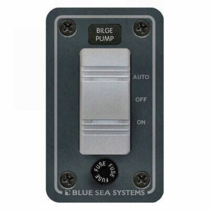 Image of : Blue Sea Systems Contura Water Resistant Bilge Pump Control Switch Panel - 8263 