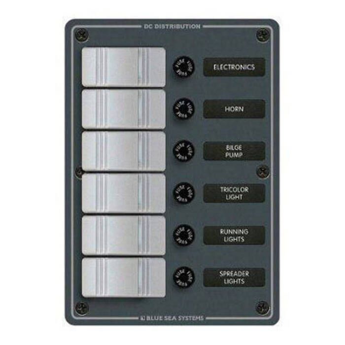 Image of : Blue Sea Systems Contura Water Resistant Switch Panel - 8053 