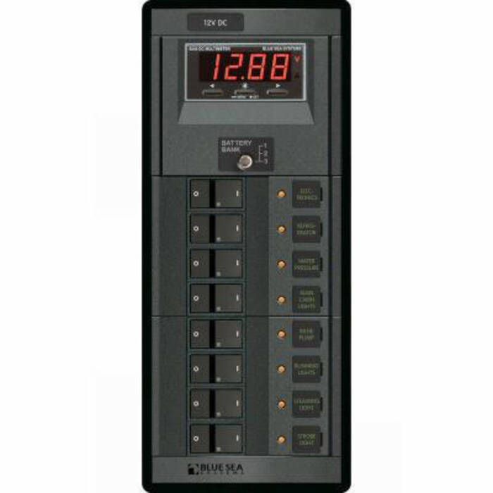 Image of : Blue Sea Systems DC Branch Circuit Breaker Panel - 1227 
