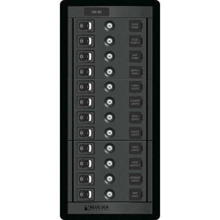 Image of : Blue Sea Systems DC Branch Circuit Breaker Panel - 1461 