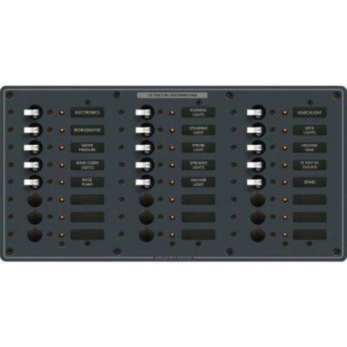 Image of : Blue Sea Systems DC Branch Circuit Breaker Panel - 8264 