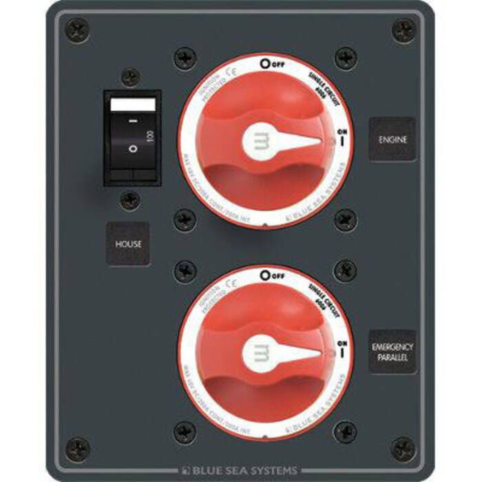Image of : Blue Sea Systems Dual Battery Bank Management Panel - 8080 