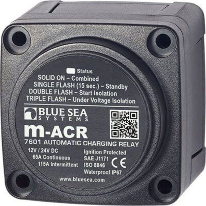 Image of : Blue Sea Systems m-ACR Mini Automatic Charging Relay - 7601 