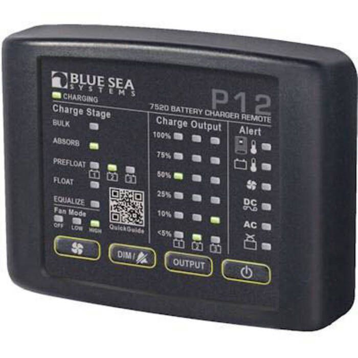 Image of : Blue Sea Systems P12 Series LED Battery Charger Remote Control - 7520 