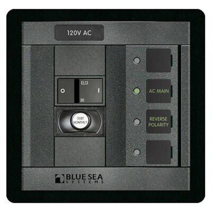 Image of : Blue Sea Systems Residual Current Circuit Breaker Panel - 1502 