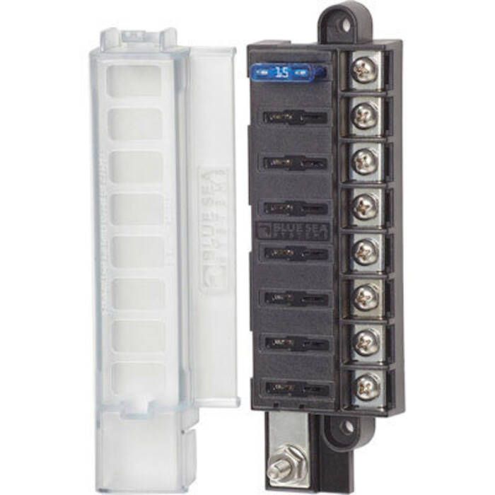 Image of : Blue Sea Systems ST Blade Compact 8-Fuse Block - 5046 
