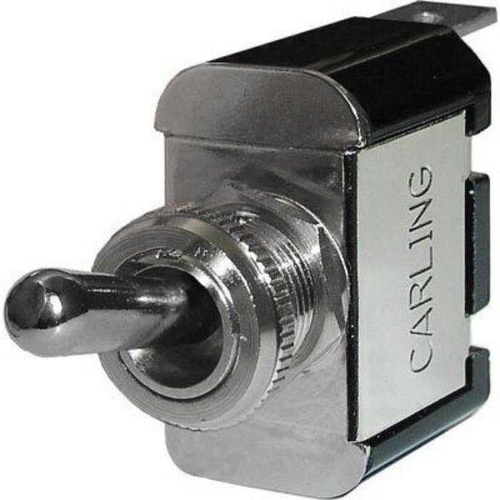 Image of : Blue Sea Systems Weather Deck Toggle Switch with Momentary On - 4153 