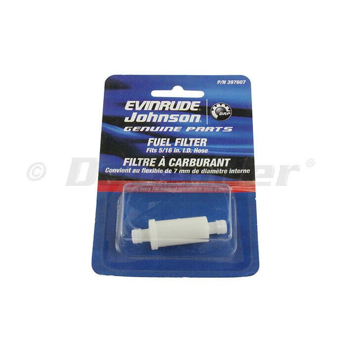Image of : BRP Johnson/Evinrude Outboard OEM Disposable In-Line Fuel Filter - 397607 