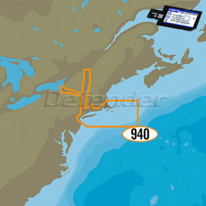 C-Map 4D MAX+ Local Electronic Navigation Chart - East North