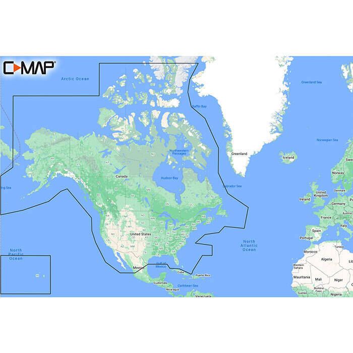 Image of : C-Map Discover Charts - North America: USA/Canada - M-NA-Y200-MS 