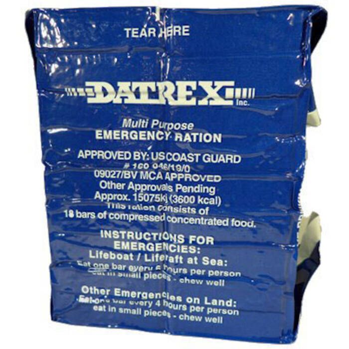 Image of : Datrex Emergency 3600 KCAL Food Bar Rations - 18 Bars - DX3600F 