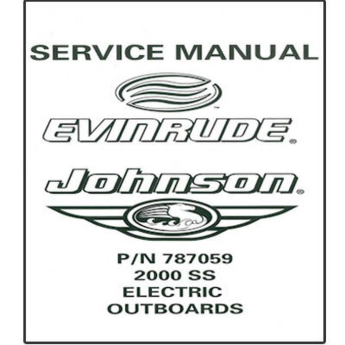 Image of : Defender Johnson/Evinrude Electric Outboards OEM Service Manual - 787059 