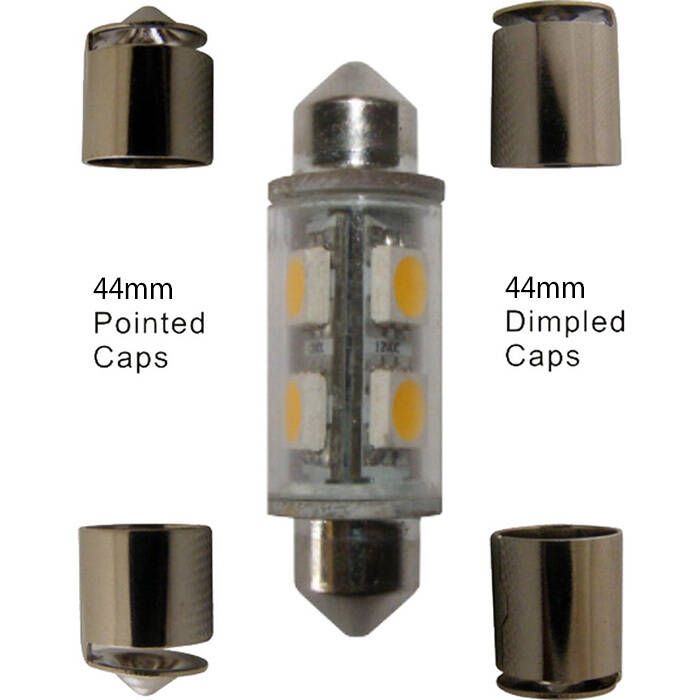 Image of : Dr. LED 36-44 mm White Festoon Star Navigation LED Replacement Bulb - 9000241 