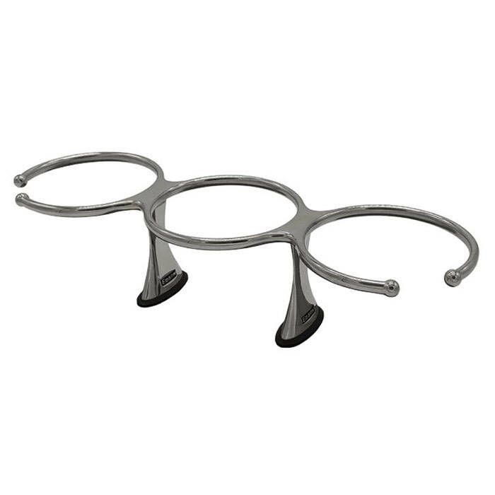 Image of : Edson Stainless Three Drink Holder - 878ST-3 
