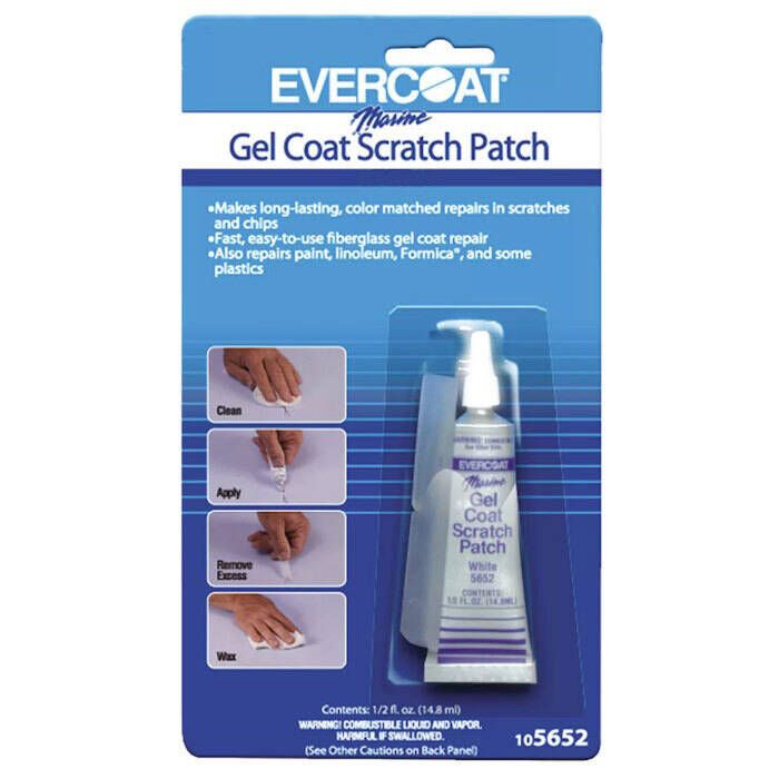 Marine Coat One, Gelcoat Repair Kit For Boat with Complete Color Match Set,  Fiberglass Gel Coat Restoration