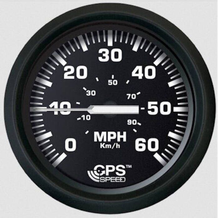 Image of : Faria Euro Black 60 MPH GPS Speedometer - 32816 