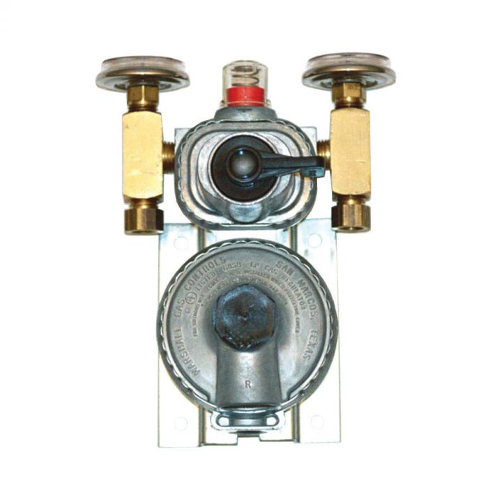 Image of : Fireboy 2-Stage Wall-Mount Propane Gas Regulator - PR-5412
