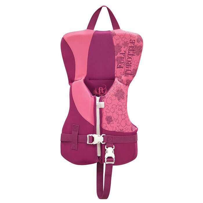 Image of : Full Throttle Infant Rapid-Dry Life Jacket/PFD Pink 