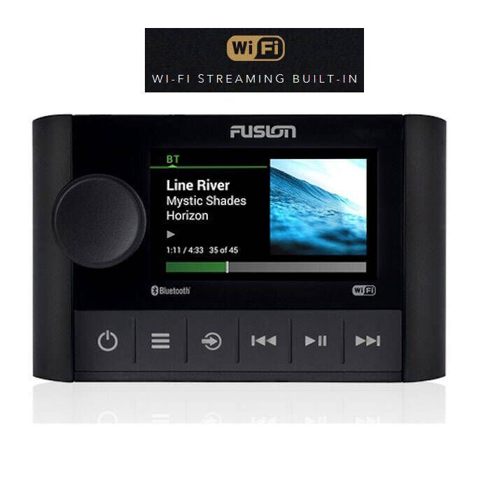 Image of : Fusion Apollo SRX400 Marine Stereo Receiver with Built-In Wi-Fi - 010-01983-00 