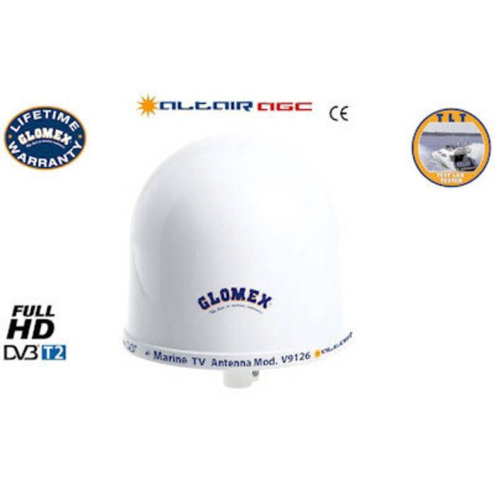 Image of : Glomex Altair HDTV Antenna Dome with Automatic Amplifier - V9126AGC 