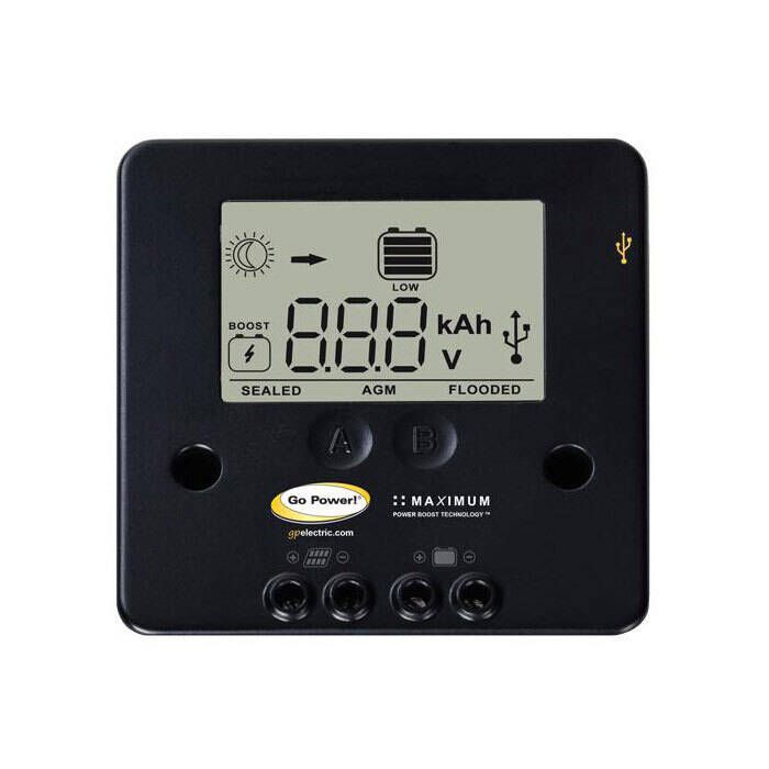 Image of : Go Power 10A PWM Digital Solar Controller - GP-PWM-10-FM 