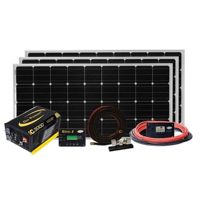Image of : Go Power 570 W Solar Extreme Solar Charging Kit - SOLAR EXTREME 